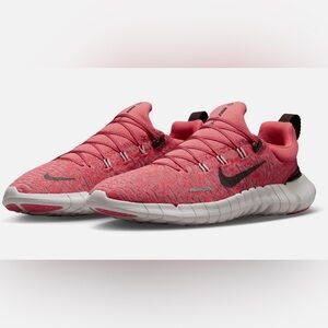 Nike Coral Running Shoes with Black Accents